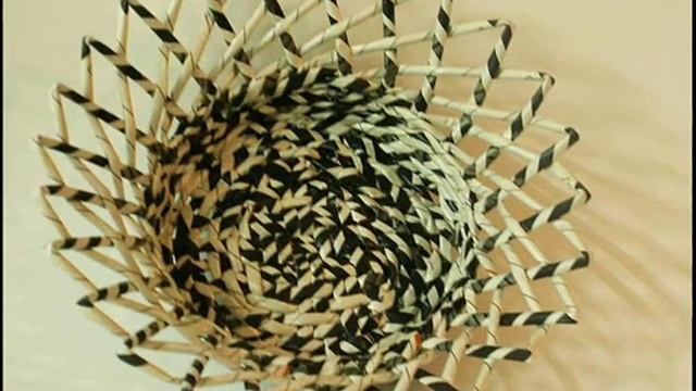 Поделки из газетных трубочек