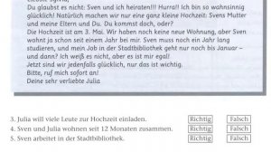 Start Deutsch A1 Lesen Teil 1 RUS