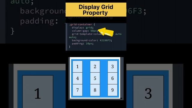 Display Grid Property | Grid Gap #css #viral