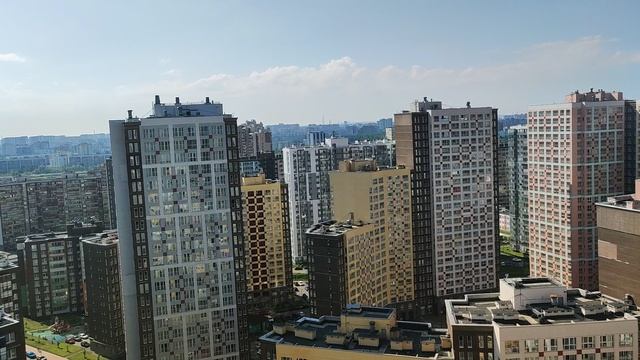 Санкт-петербург, Кудрово. вид с 25 этажа