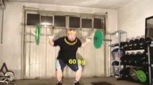 Funmedley Squats 18 x 60 kg (132 lbs)