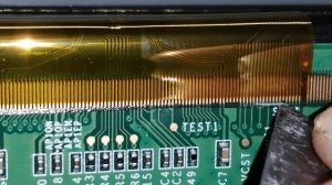 إصلاح مشكل الصورة المزدوجة في تلفازTV LCD SAMSUNG LA32C400E4 320AP08S4LV0 3 DOUBLE IMAGE LTF320AP08
