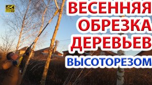 Высоторез - удобная обрезка деревьев