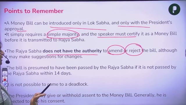 Ordinary Bill | Money Bill | Constitutional Amendment Bill | Types of Bills | @ParchamClasses