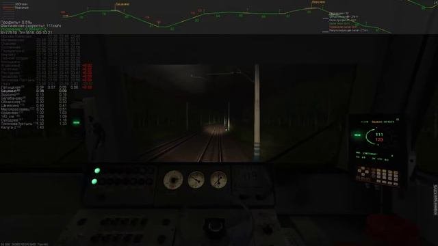 ZDSimulator.Пригородный электропоезд №6181 ЭД4м сообщением Москва-Калуга2 по участку Москва-Сухинич