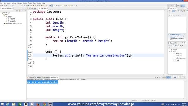 Java Tutorials for Begginers -16  Class Constructor in java