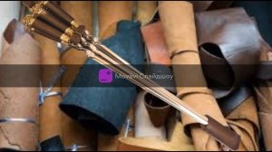 Кожаный чехол «Кедр» для шампуров премиум класса