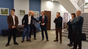 Открытие выставки ученицы Юрия Калюты. Вернисаж Лады Виноградовой