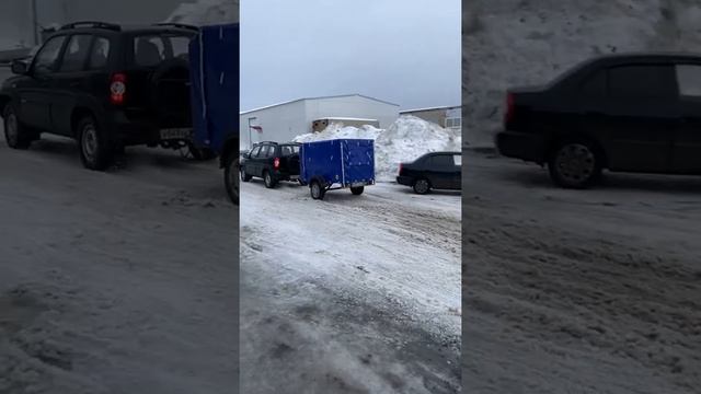 Прицеп для перевозки куриц. смотреть онлайн