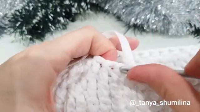 НОВОГОДНИЙ САПОЖОК КРЮЧКОМ | TANYA SHUMILINA смотреть онлайн