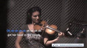 Alicia Keys - Girl on Fire - violin and vocal cover by Silvia! Karaoke + lyrics!