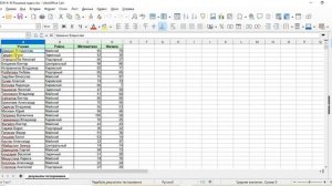 1. LibreOffice Calc Количество записей