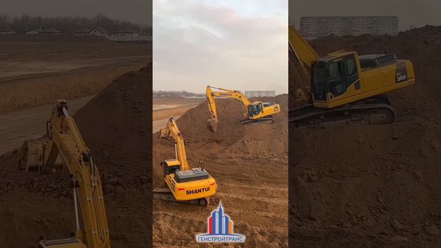 Устройство грунтовых подушек. Послойная трамбовка. Вертикальная планировка