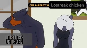 Lostreak chicken game between lion and the dog