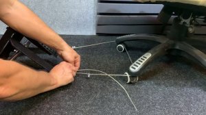 Cobra Инструкция фиксации педалей к офисному креслу на колёсиках или любому стулу с помощью тросика