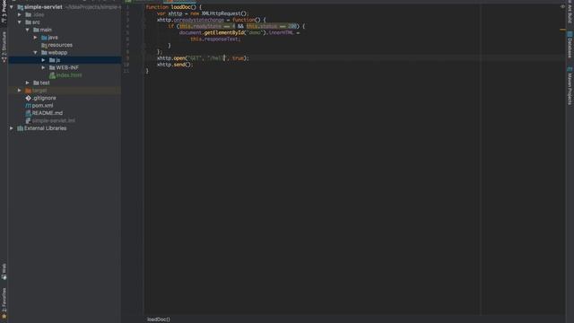 2) Servlet + JavaScript смотреть онлайн