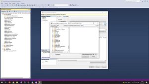 Импорт .bak файла в SQL Management Studio