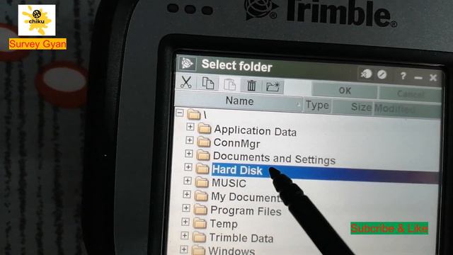 export Trimble TSC3 data collector Hindi | Trimble gps Data export to PC/Laptop | How export data смотреть онлайн