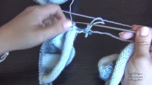 "Хитрые носочки" на 2 спицах БЕЗ ШВОВ. Два носка СРАЗУ!