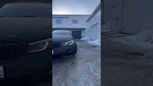 Оклейка BMW 3 в матовую плёнку