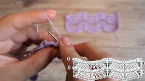 Узор «Зигзаг крючком» ? Crochet Zigzag Pattern