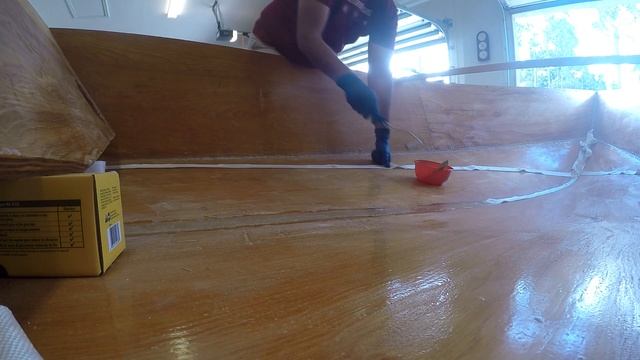 16. Building a Boat (Tango 15)- Fiberglassing Seams смотреть онлайн