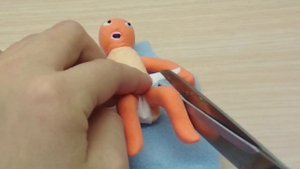 Как сделать подгузник для мини реборна.Из туалетной бумаги или салфетки.