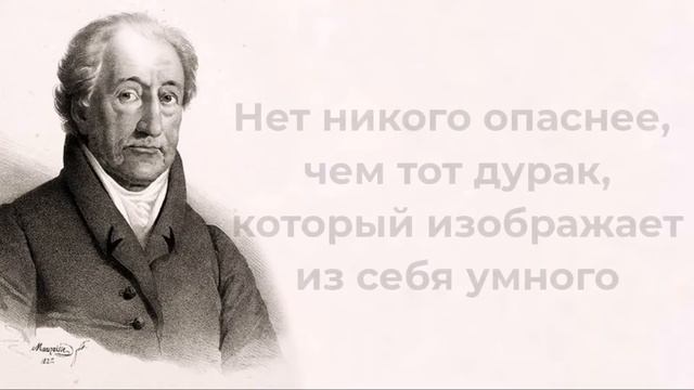 Иоганн Вольфганг Гёте — Мудрые Мысли Немецкого Писателя