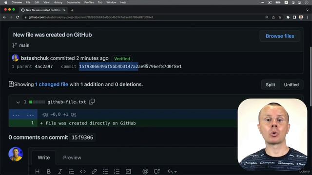 61 Просмотр всех коммитов на GitHub смотреть онлайн