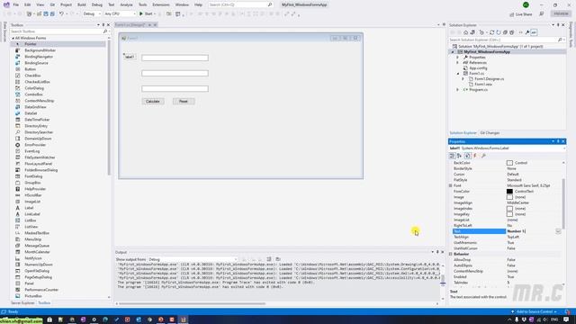 Visual Studio 2022 | Create Windows Form Apps Using .Net Framework in Visual Studio 2022 смотреть онлайн