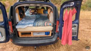 How we converted our Dacia Logan into a mini (micro) camper ... - Ausbau Dacia Logan Minicamper