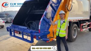 Philippines Euro 4 HOWO Compression Garbage Recycling Truck