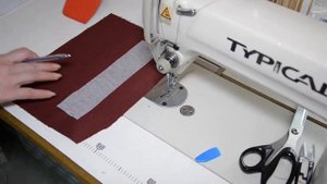 ОБРАБОТКА ПРОРЕЗНОГО КАРМАНА В РАМКУ С КЛАПАНОМ