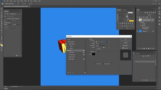 Photoshop 3d Superhero Comic Text смотреть онлайн
