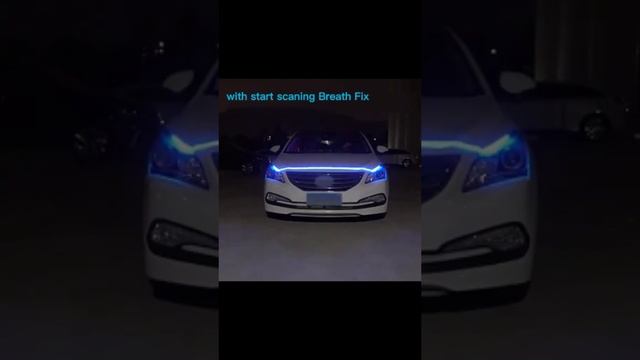 Scan Starting LED Car Hood Light Strip