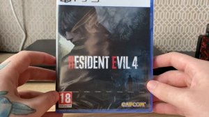 RESIDENT EVIL 4 REMAKE | РАСПАКОВКА ДИСКА | PS5 ВЕРСИЯ