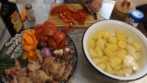 Шулюм из перепелов дома.