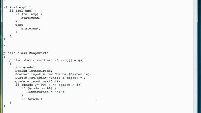 08-04 Nested if else Statements | Making Decisions | Beginners Java Programming. смотреть онлайн