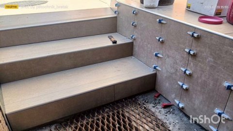 Монтаж керамогранита