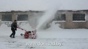 Уборка снега мотоблоком "Салют-100 Л6.5"