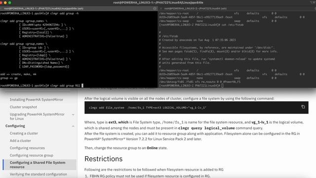 IBM PowerHA SystemMirror for Linux V7.2 Install and configuration 2 смотреть онлайн