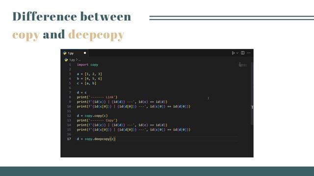 Python Modules #15: Copy module Python | Shallow and deep copy operations