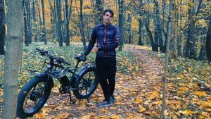 ЭКСТРЕМАЛЬНАЯ езда на БОЛЬШОМ ЭЛЕКТРОФЭТБАЙКЕ 26" / VOLTECO BIGCAT DUAL по лесу на СКОРОСТИ