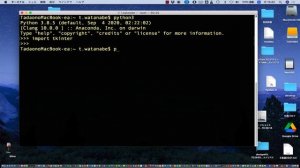 【Python】MacOSのPython3でtkinterが使えない。インポートできないと言われたら