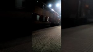 Отправление скорого поезда номер 642 Ростов-Адлер