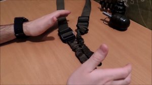 Тактический двухточечный оружейный ремень