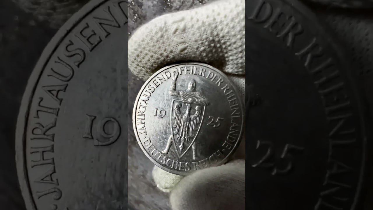5 reichsmark 1925, Weimar Republic. 1000th Year of the Rhineland