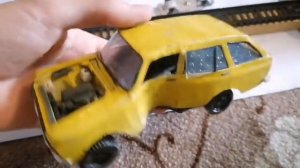 КОМБИ ПРИЛЕТЕЛ В СТОЛБ! КРАШ-ТЕСТ МОСКВИЧА из ПЛАСТИЛИНА!