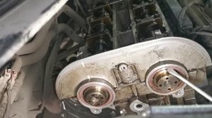 ЗАМЕНА ГРМ НА FORD FOCUS 2  2007 ГОДА ВЫПУСКА 1,6 zetec/duratec