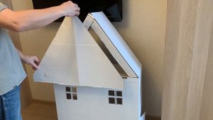 Как сделать ДОМ из картонной коробки